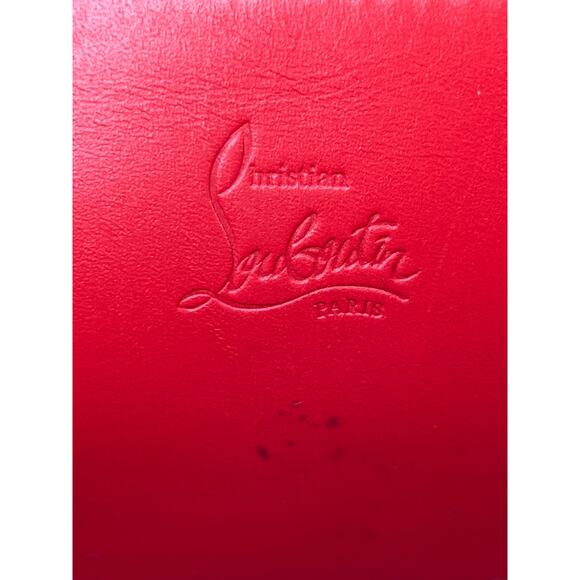 Christian Louboutin Panettone Spiked Zip Around Wallet White Multicolor - Picture 2 of 16